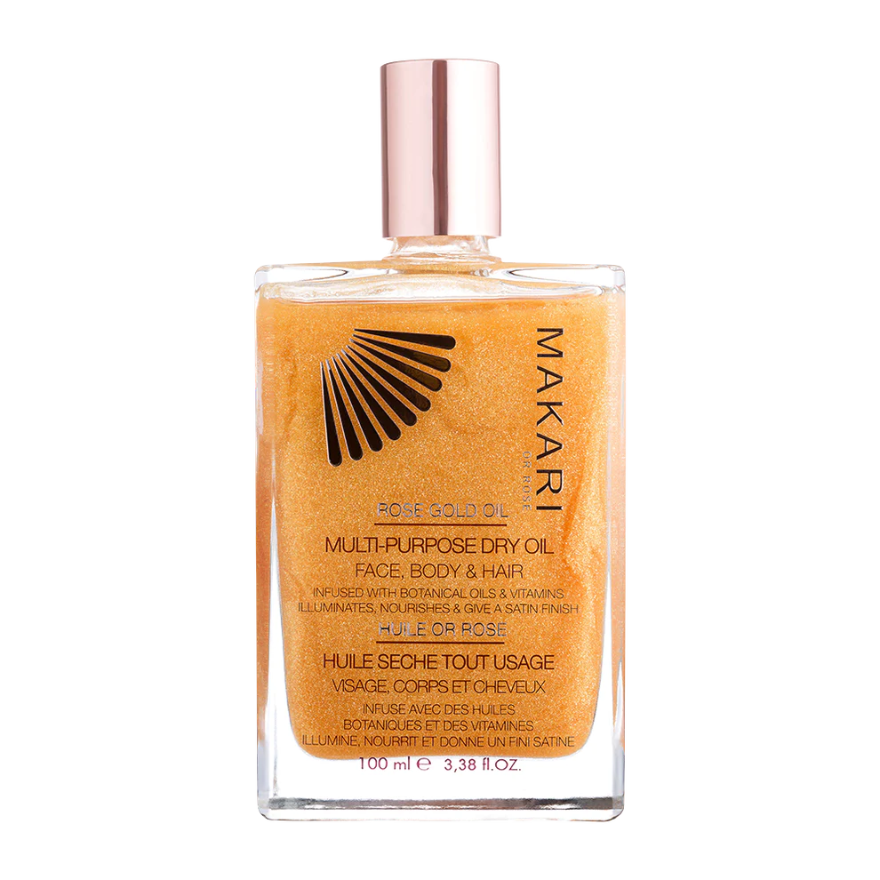 Makari 24k Rose Gold Multi-Purpose Dry Shimmer Oil