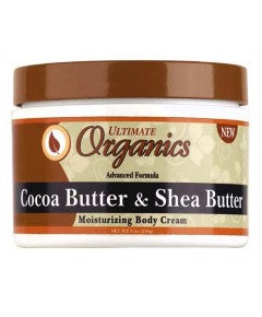 Ultimate Organics Cocoa Butter & Shea Butter Cream 227g