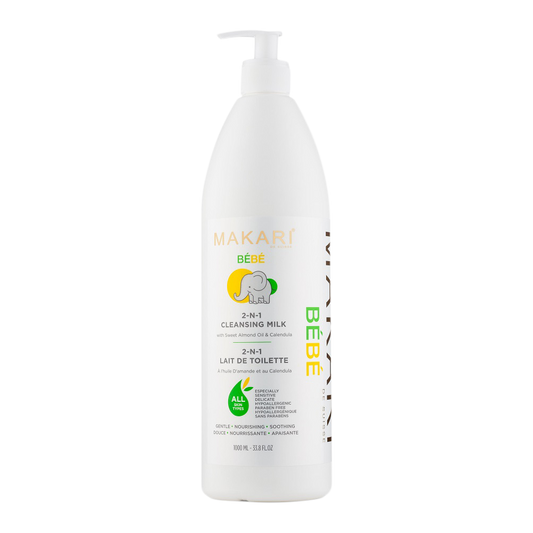 Makari Baby 2-in-1 Cleansing Milk 1000ml